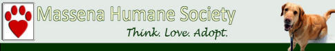 Massena Humane Society - Think. Love. Adopt.